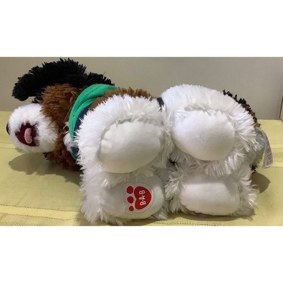 BAB Promise Pets Bernese Mountain  12" Plush Dog Collar Blue Jean Jacket Hood - Picture 7 of 12